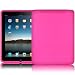 Micropix - Hot Pink Soft Touch Silicon Skin Case For Apple iPad WiFi / 3G 16GB 32GB 64GB