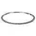 Clear Crystal Bangle - Pink