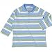 Apparel : Tehama Ladies 3/4 Sleeve Stripe Jersey Polos