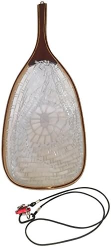 Fly Fishing Net - Rubber Netting & Magnetic Quick Release - Live Trout Catch and Release Net - Stream Fishing Trout Net - Kayak Fishing, Lake Fishing or River Fishing