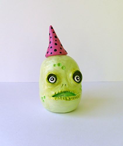 Polymer Clay Zombie Figurine - Halloween Zombie Sculpture - Spooky Home Decor