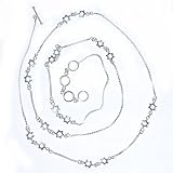 Sterling Silver Belly Ring Chain Dangle Body Jewelry Antique Indian Jewelry