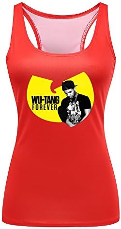 PaulZ Wu Tang Drake Womens Tanks Music Fan 3D T-Shirt Red