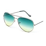 Unisex Aviator Sunglasses for Men (Silver Frame- Gradient Green) (NEW-AV-0013) RS.249.00 (84.00% Off) - Amazon