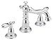 Tools & Hardware : Delta 35955 Polished Chrome Victorian Widespread Bathroom Faucet