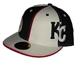 Kansas City Royals New Era Orange Fitted Hat Cap 7 3/8