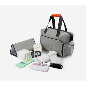 Pre Packed Maternity Hospital Bag & Baby Nappy Changing Mat Overnight
