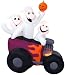 8FT - Gemmy Halloween Airblown Inflatable - Hot Rod Ghost Trio
