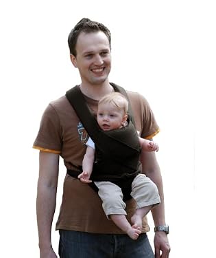 Wilkinet Baby Carrier in Twill Cotton with XL Straps - Black