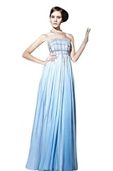 A-line Beaded Pleated Bateau Neck  Chiffon/Satin Cocktail Floor Length Off the Shoulder Sleeveless  Ball Gown Homecoming Dress/Pageant Dress/Prom Dress/Party Dress/Wedding Dress 