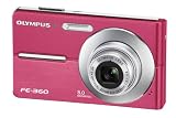 Olympus FE360 8MP Digital Camera with 3x Optical Dual Zoom (Pink)