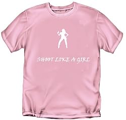 Shoot Like a Girl, Womens T-shirt