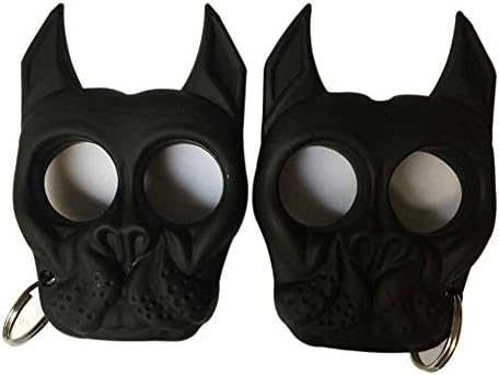 FRvictory TM 1 piece amstyle Head Keyrings Self Defense Weapon Tool Keychain Black