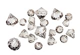 4-1/2L Acrylic Jewels, Clear, Set of 20