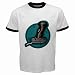 Men's Customized BUSINESS COMPUTER JOYSTICK 100% Cotton White Ringer T-shirt