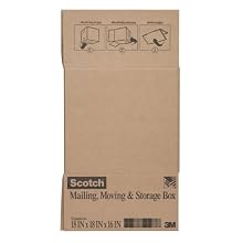 Scotch Mailing, Moving, and Storage Box, 18 x 18 x 16 Inch, 25-Pack (8027)