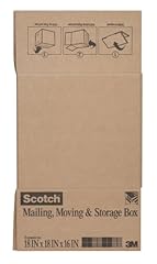 Scotch Mailing, Moving, and Storage Box, 18 x 18 x 16 Inch, 25-Pack (8027) 