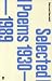 Selected Poems, 1930-1988