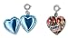 Disney  Jonas Brothers & Demi Lovato Camp Rock Blue Photo Locket Charm ~ It Opens!