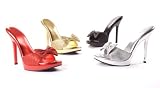 Women's Shoes 5 Inch Open Toe Sandal With Glitter