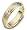 6mm Titanium & 14 Karat Yellow Gold Wave Wedding Band - 4