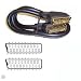 Ex-Pro Premium 3m Gold Scart Cable Lead, 21 Pin, Fully Screened. 2 Year Warranty. Extra Value cable.