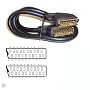 Ex-Pro Premium 3m Gold Scart Cable Lead, 21 Pin, Fully Screened. 2 Year Warranty. Extra Value cable.