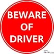 Magnetic Badge - Beware Of Driver