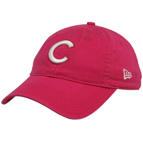 New Era Chicago Cubs Ladies Pink Fashion Essential Adjustable Hat