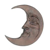 Iron Half Moon Face Wall Decor