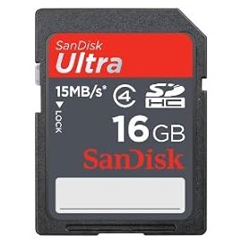 SanDisk Ultra 16 GB Class 4 SDHC Flash Memory Card SDSDRH-016G-A11