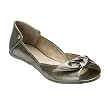 Women's Xhilaration&reg; Samala Peep-Toe Flats - Pewter Patent