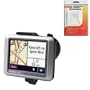 HQRP Car Windshield Cradle Suction Cup Mount / Holder for Garmin Nuvi 200 200W 205 250 250W plus HQRP Universal Screen Protector
