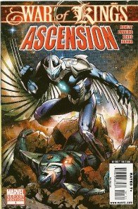 War of Kings: Ascension #1, 2009. Variant Edition. ("Dark Matters: The Secret of the Darkhawks Part One", Volume 1)