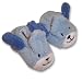 Infant Baby Blue Soft Soled Crib Shoes, Booties, Slippers Size 1