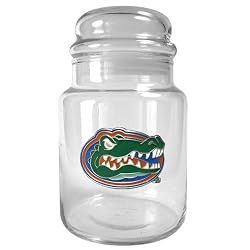 Florida Gators NCAA 31oz Glass Candy Jar - Primary Logo by Great American Products