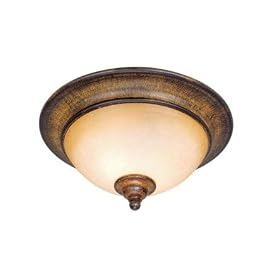 Click here to buy Mont-Blanc-AW - 1 Light Flush Mount Ceiling Lighting Fixture - Aged Walnut Bronze - B2777 by Vaxcel USA Lighting.