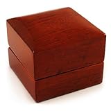 ReviewsLuxury Wooden Light Brown Mahogany Ring Box Luxury Wooden Light Brown Mahogany Ring Box