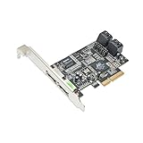 Syba 4 Port SATA II PCI-e x4 Card Marvell Chipset with optioanl eSATA Ports Components Other SY-PEX40048