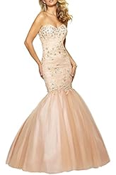 Corset   Waistline Tulle 2015 Mermaid Cocktail Jeweled Lace Beaded Sweetheart Evening Dress/Homecoming Dress/Prom Dress 