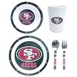 San Francisco 49Ers NFL Children's 5 Piece Dinner Set