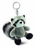 Picture of Nici 10cm Raccoon Soft Toy Key Holder with Key Ring