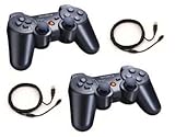 2 Pack of PS3-SIXAXIS - Sony Sixaxis Wireless Controller (PS3) with Charge Cable for PS3