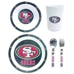 San Francisco 49Ers NFL Children's 5 Piece Dinner Set