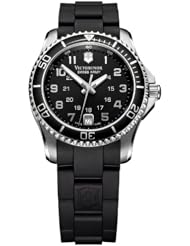 Victorinox Swiss Army Womens Maverick GS Black Rubber Strap Watch 34mm 249067