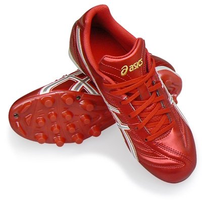 Cover image : アシックス(asics) リーサル Jr レッド×ホワイト　アシックス サッカースパイク