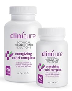 Joico Clinicure Energizing Nutri Complex Diet Supplement, 90 Count