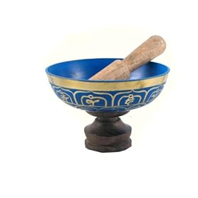 Tibetan Buddhist 5.5 inch Blue Singing Bowl