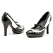 Women's Shoes 4 Inch Heel Pointy Toe Pump (Black/White;6)