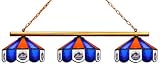 MLB New York Mets Three Shade Stained Glass Billiard Table Lamp